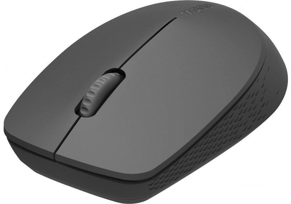 Мышь беспроводная оптическая Rapoo M100 Silent 1300 DPI мультиподключение Серый (29702014) - фото 3 Мышь беспроводная оптическая Rapoo M100 Silent 1300 DPI мультиподключение Серый (29702014) - фото 3