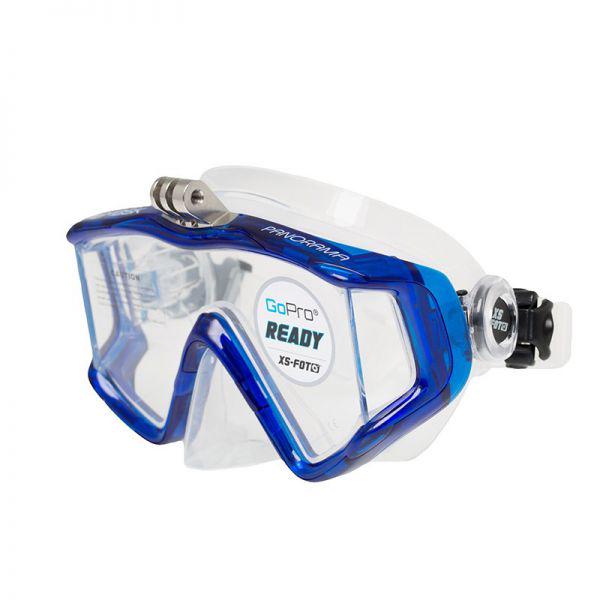 Маска для дайвинга и снорклинга Marlin Big Panoramic Blue+ GoPro Маска для дайвинга и снорклинга Marlin Big Panoramic Blue+ GoPro