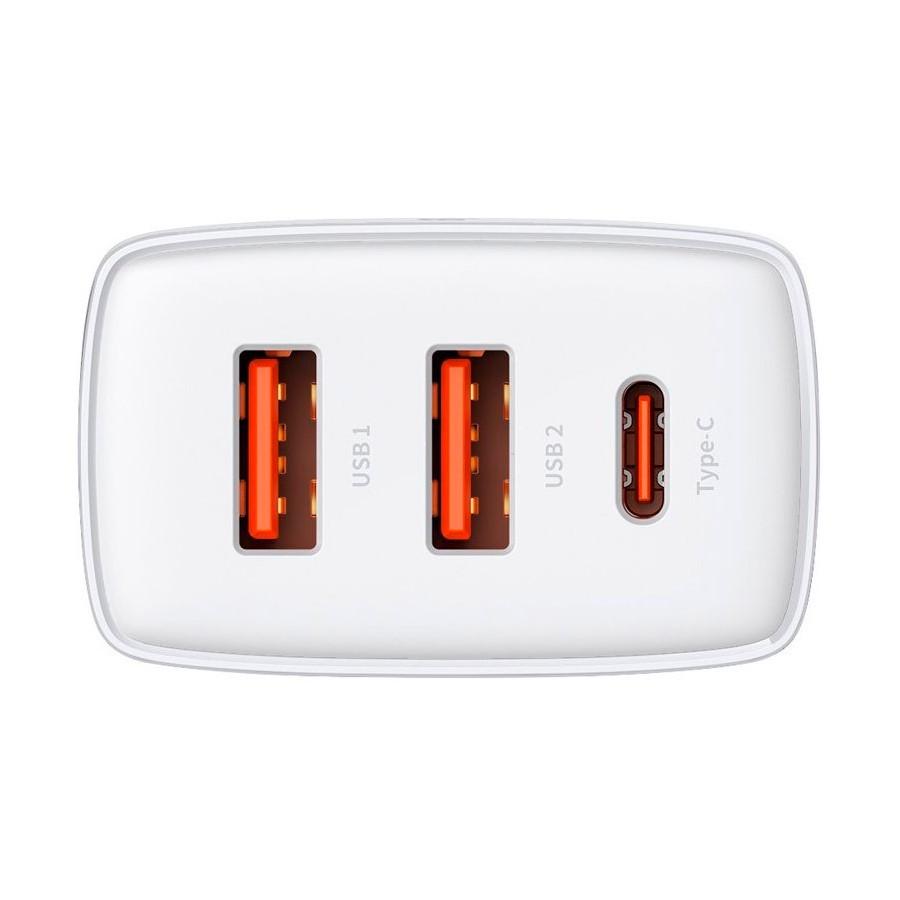 Зарядное устройство Baseus CCXJ-E02 30 W универсальное Белый - фото 3