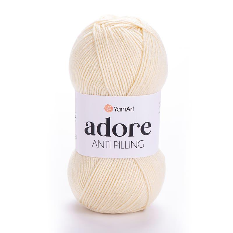 Пряжа YarnArt Adore 331 Молочный