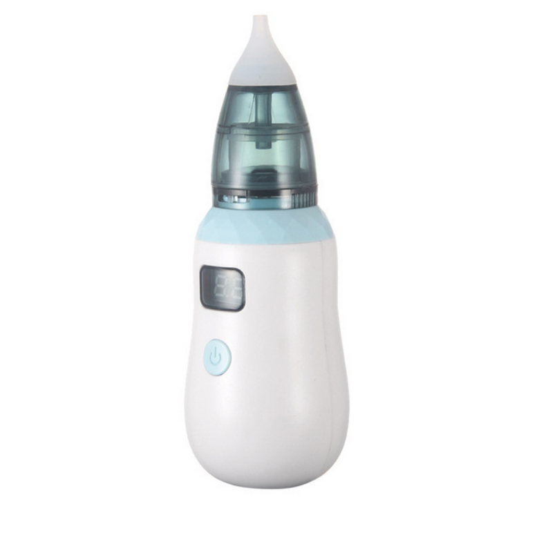 Аспіратор дитячий акумуляторний 2в1 з LED-дисплеєм Білий (MER-14821_318)