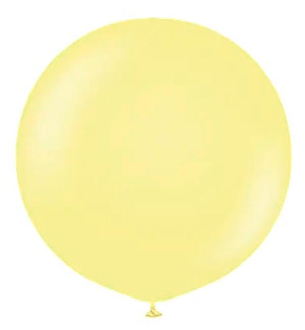 Воздушный шар 45 см 1 шт. Желтый макарун (415322)