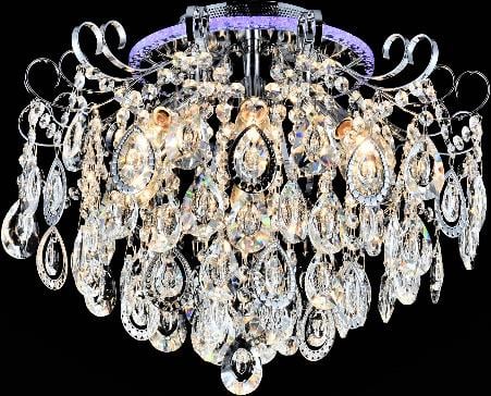 Люстра хрустальная Sirius XE 4026/6-500 на 6 лампочек с Led подсветкой
