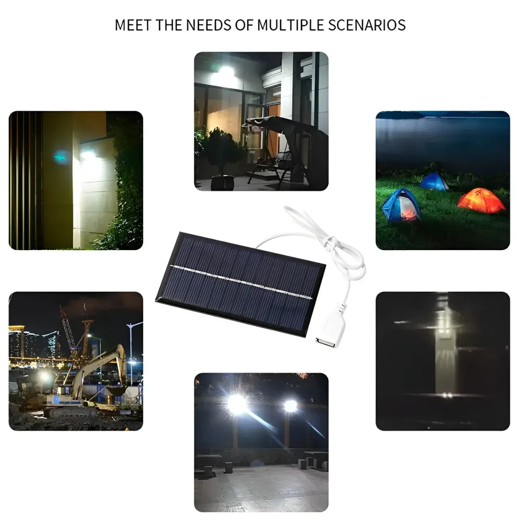 Лампочка светодиодная аккумуляторная CL 028 с солнечной панелью (29657764) - фото 5