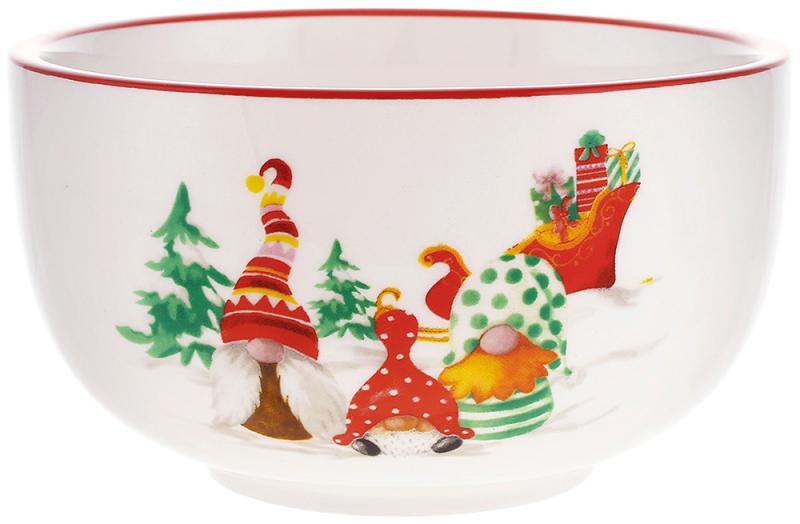 Пиала керамическая Гномы с подарками Ø13x7,5 см (BD-DM110-X)
