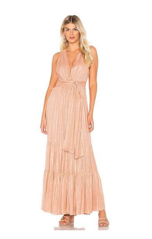 Літній сарафан Sundress M/L Персиковий (S19059)