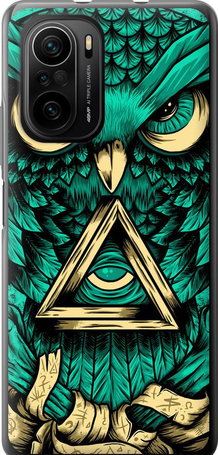 Чохол на Xiaomi Poco F3 Сова Арт-тату (3971t-2280-42517)