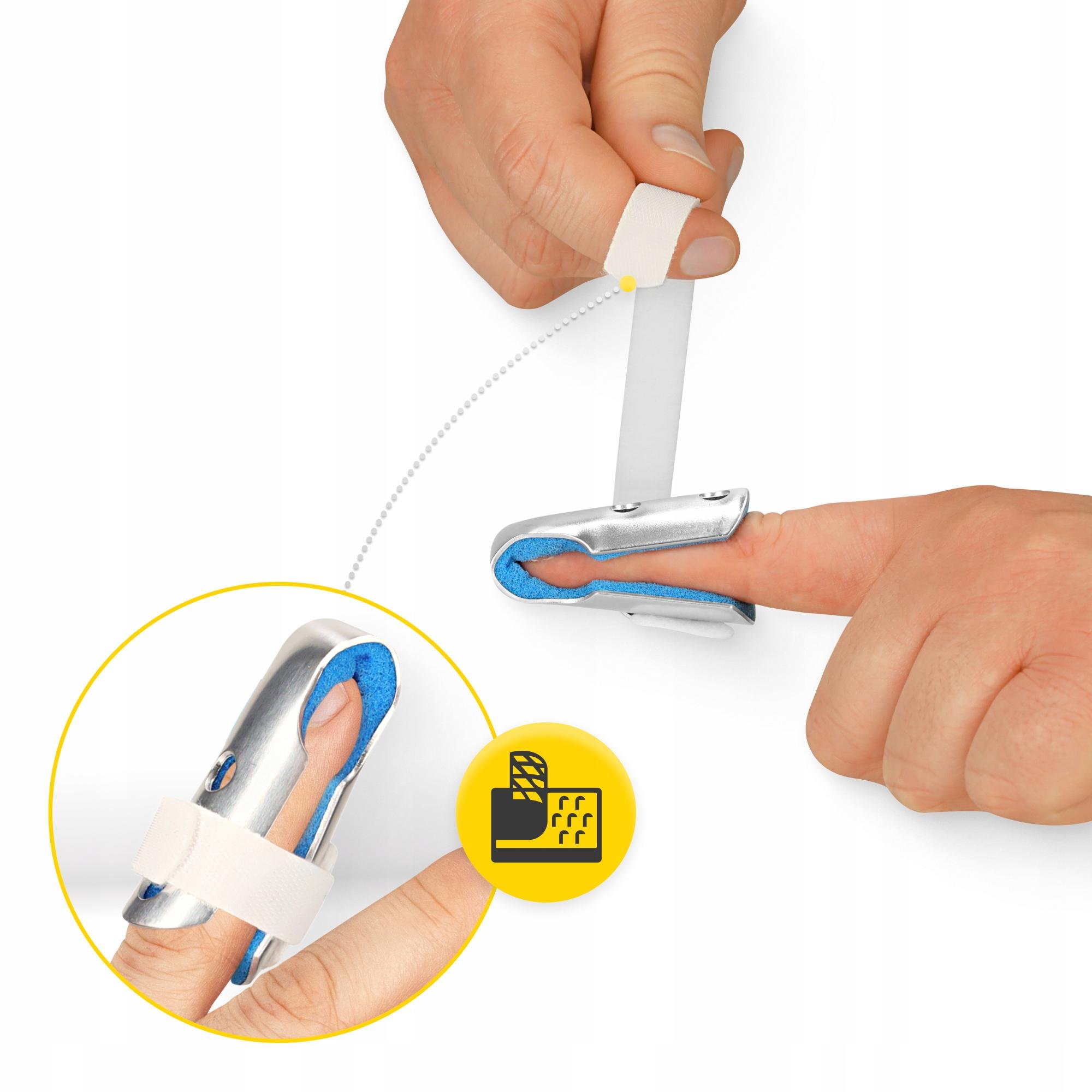 Бандаж для пальца руки 4fizjo MED 1 шт. S (P-5905973407397) - фото 2 Бандаж для пальца руки 4fizjo MED 1 шт. S (P-5905973407397) - фото 2