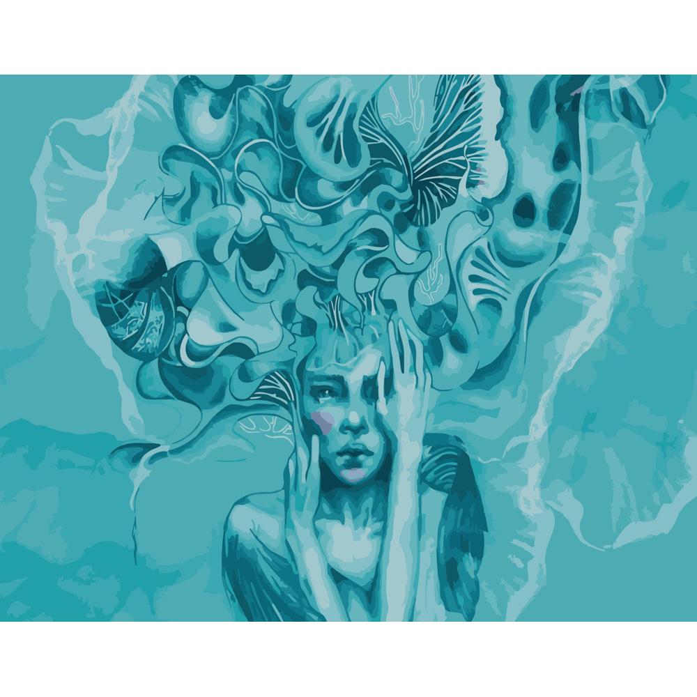 Картина по номерам Strateg Премиум Психология мнений 40х50 см (DY156)