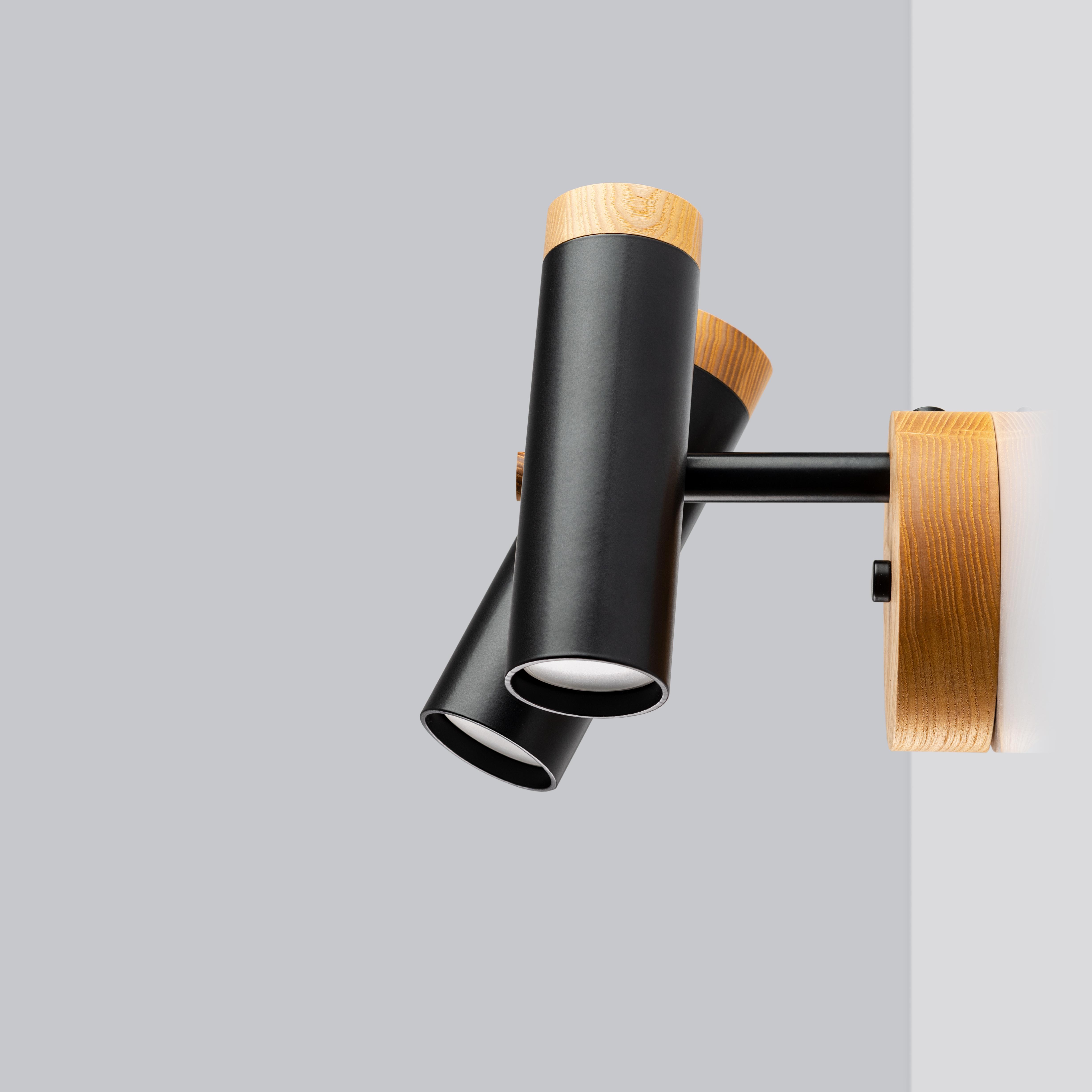 Бра в стиле лофт Gaff Design Черный (BRA6)