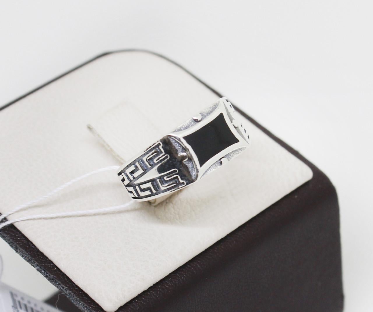 Кольцо серебряное с ювелирной эмалью р. 20 5,93 г (1519086295) Кольцо серебряное с ювелирной эмалью р. 20 5,93 г (1519086295)