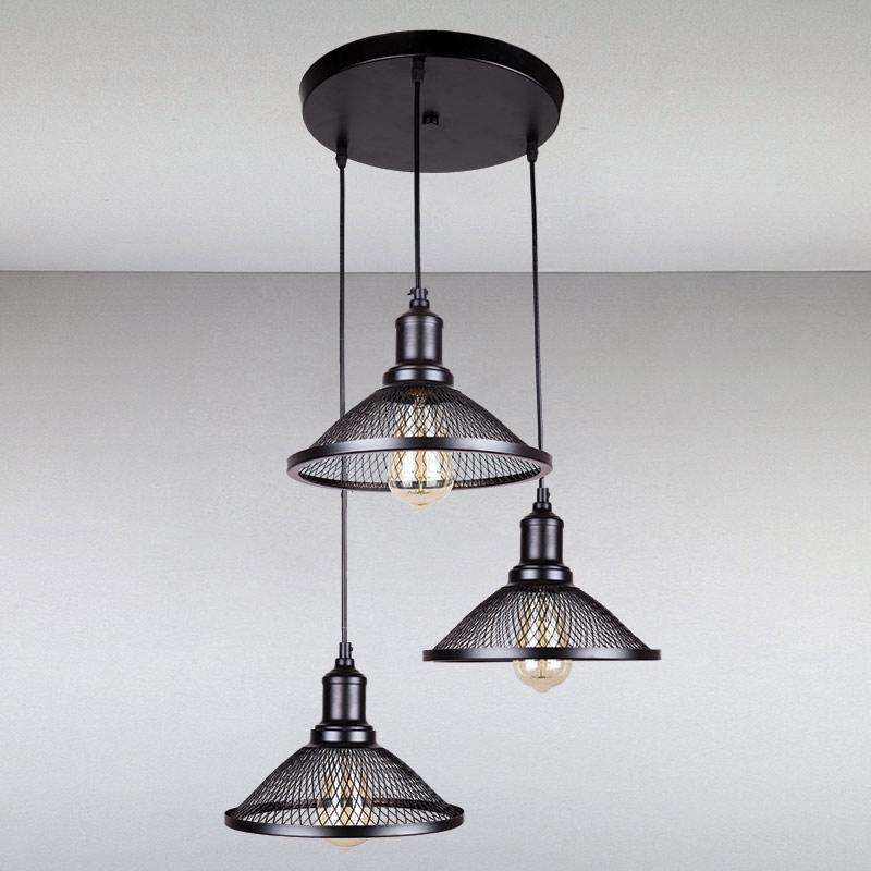 Люстра лофт Light House LS-13463-3 BK 300 Черный