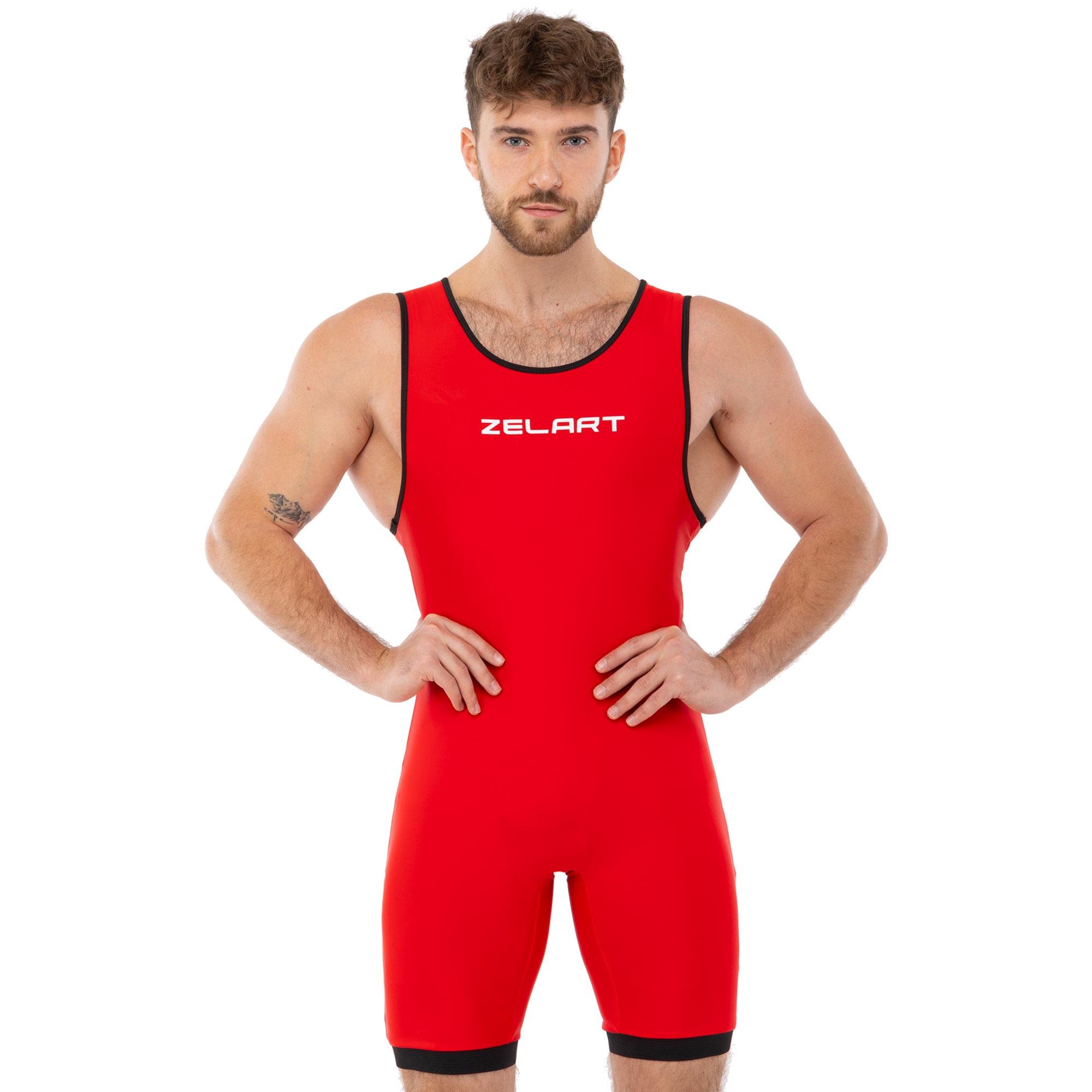 Трико для борьбы и тяжелой атлетики мужское Zelart двухстороннее M (BO-1410_M)