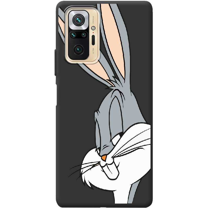 Чохол BoxFace Xiaomi Redmi Note 10 Pro Lucky Rabbit Чорний силікон (42053-bk81-42363)