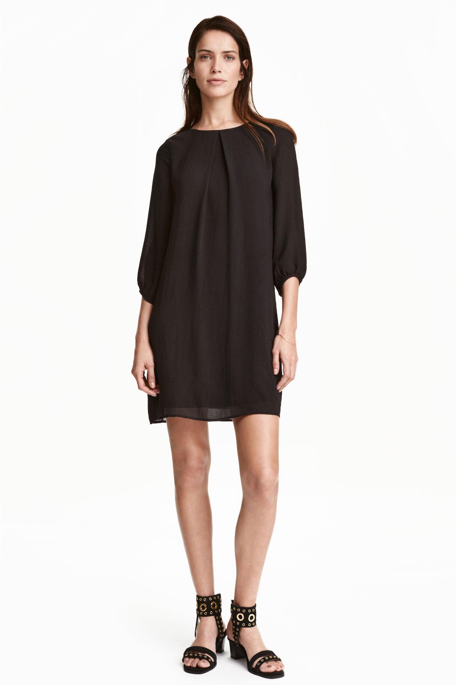 Платье H&M р. 38 Черный (22124251514)