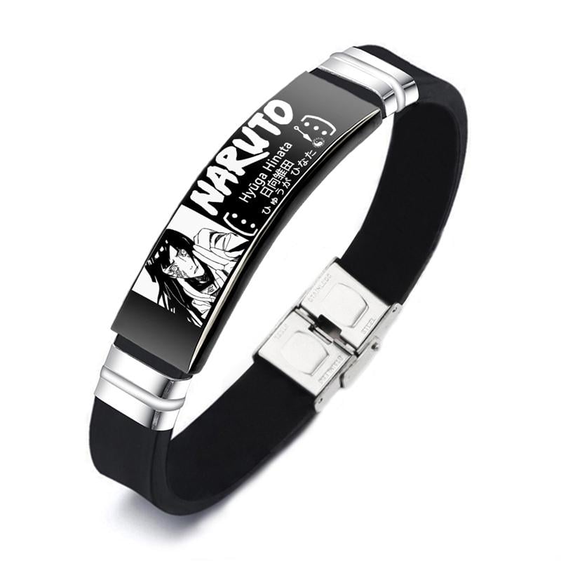 Браслет Hinata из медицинской стали на силиконовом ремешке 20 см (BSS-121)