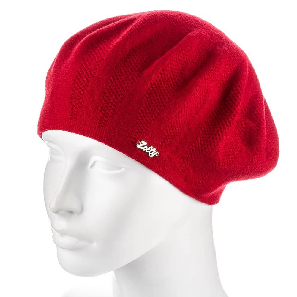 Берет женский Zolly ZH193 двойной Красный