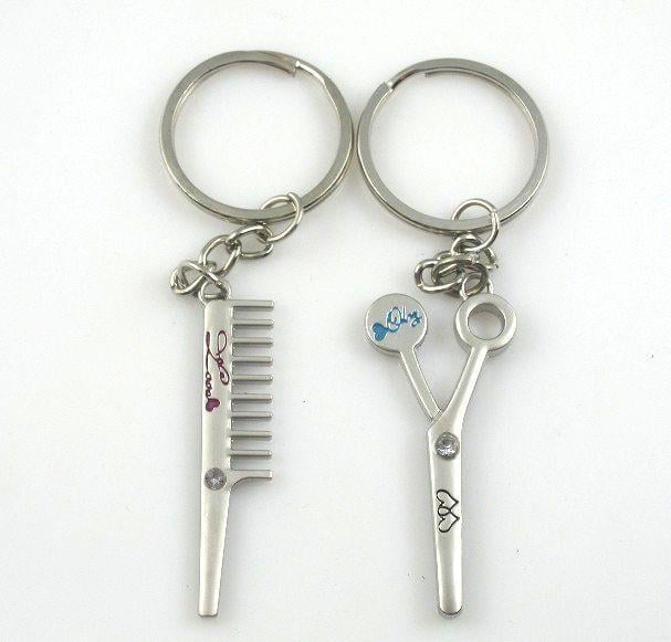 Брелок набір перукаря ДенІС professional ножиці та гребінь 2 шт. (1453070101)