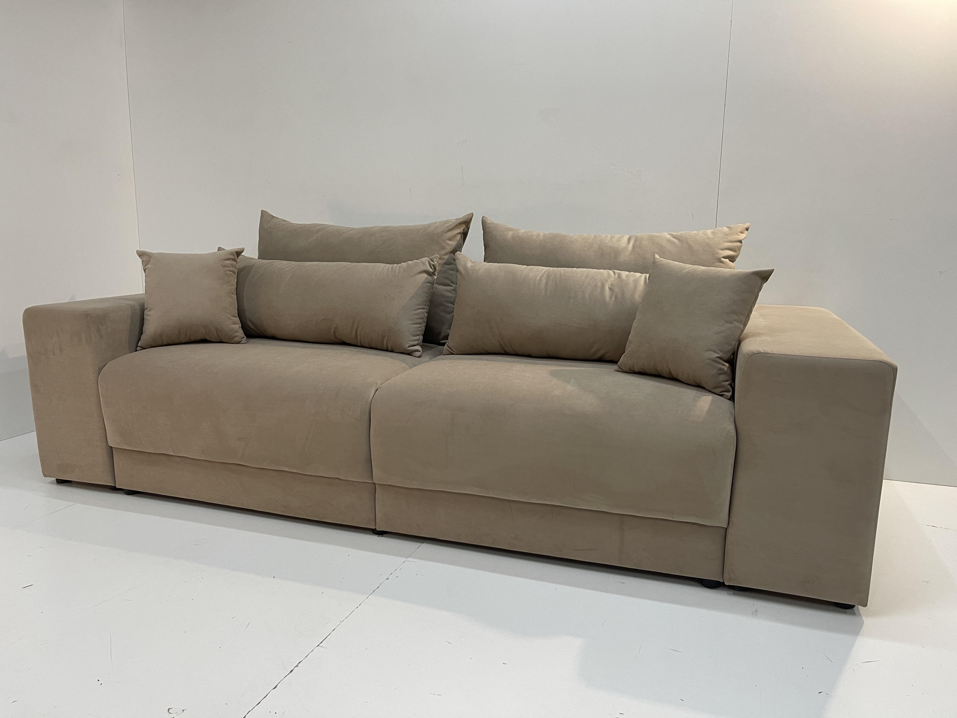 Диван Босс 260х120 см Светло-коричневый