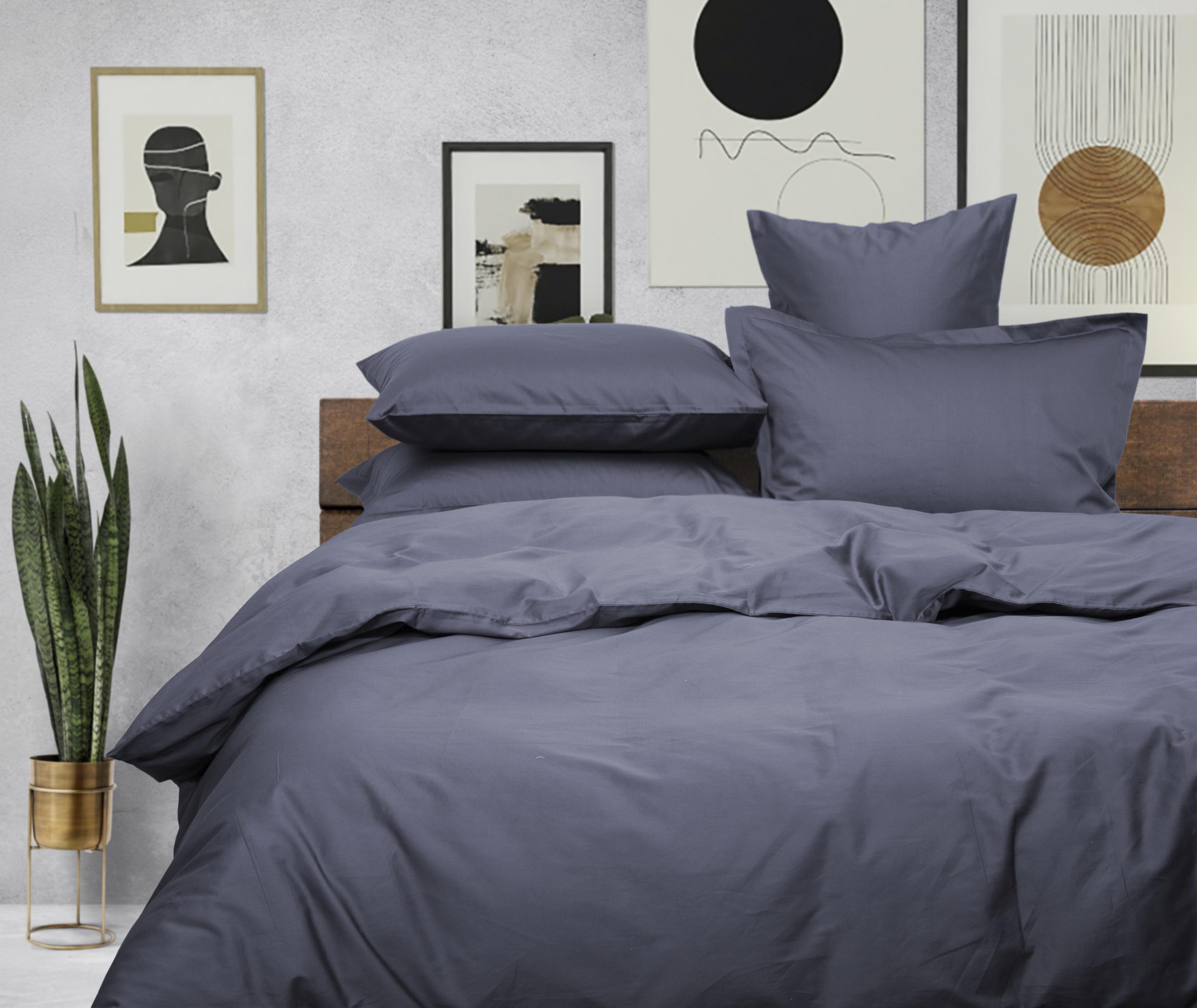 Комплект постельного белья LUXURY LINENS Cecilia 100% египетский хлопок Pigeon (2300141)