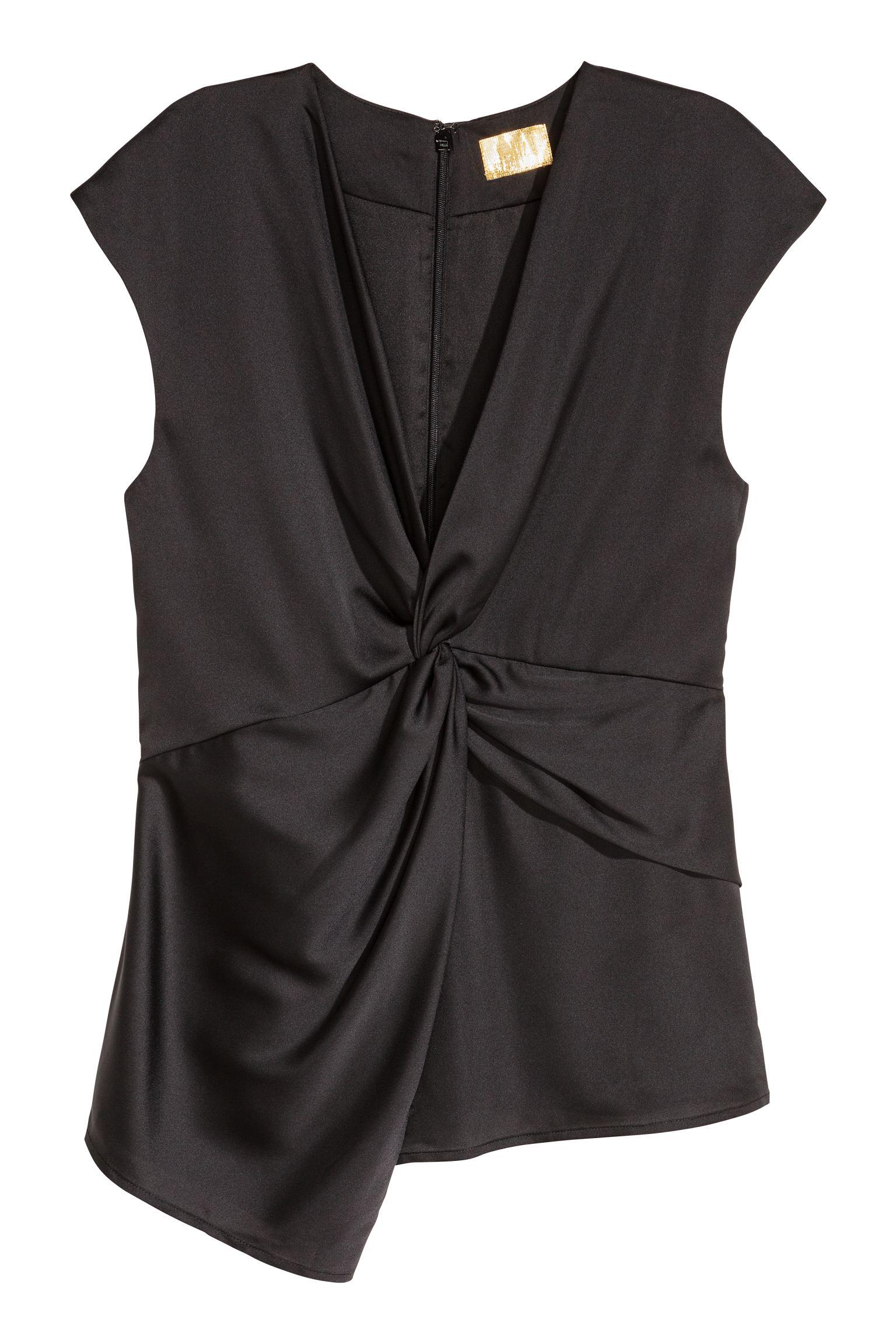 Блуза без рукава р. 34 Черный (5658206log)