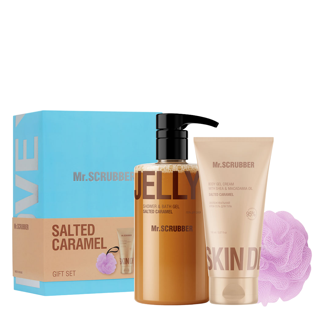 Подарунковий набір косметики для жінок Mr.Scrubber Gift Set Salted Caramel 3 продукти (13353399)