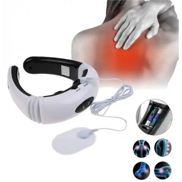Масажер для шиї Smart Neck Massager HX-1680 6 режимів 3V White (tf3712) - фото 5 Масажер для шиї Smart Neck Massager HX-1680 6 режимів 3V White (tf3712) - фото 5