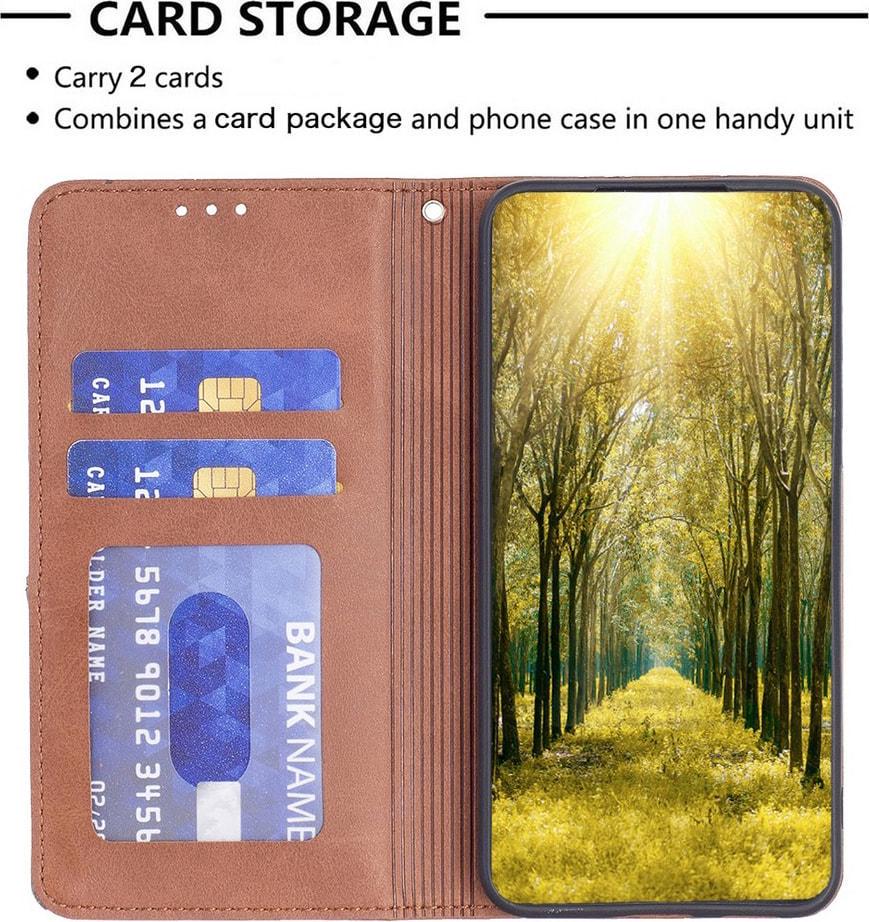 Чехол книжка SHLab Prisma Xiaomi Redmi 10C Brown (36308-30) - фото 5 Чехол книжка SHLab Prisma Xiaomi Redmi 10C Brown (36308-30) - фото 5