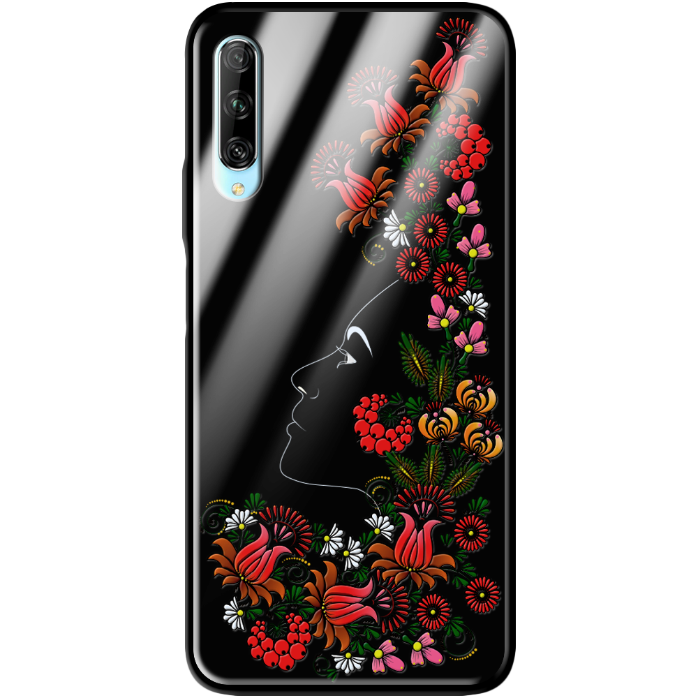 Чохол Boxface Huawei P Smart Pro 3D Ukrainian Muse Чорний силікон зі склом (38612-bk64-39402)