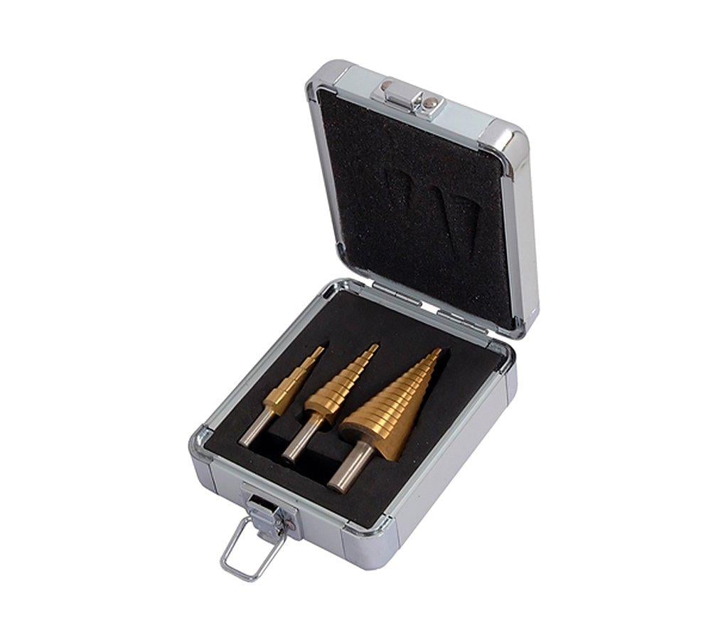 Сверла ступенчатые 3 шт. (QS14414)