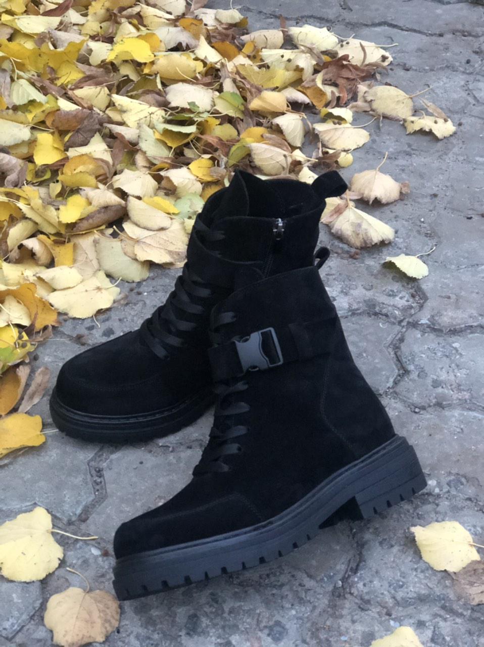 Ботинки женские M.KraFVT 249 натуральные замшевые р. 36 Черный (1344-36) - фото 2