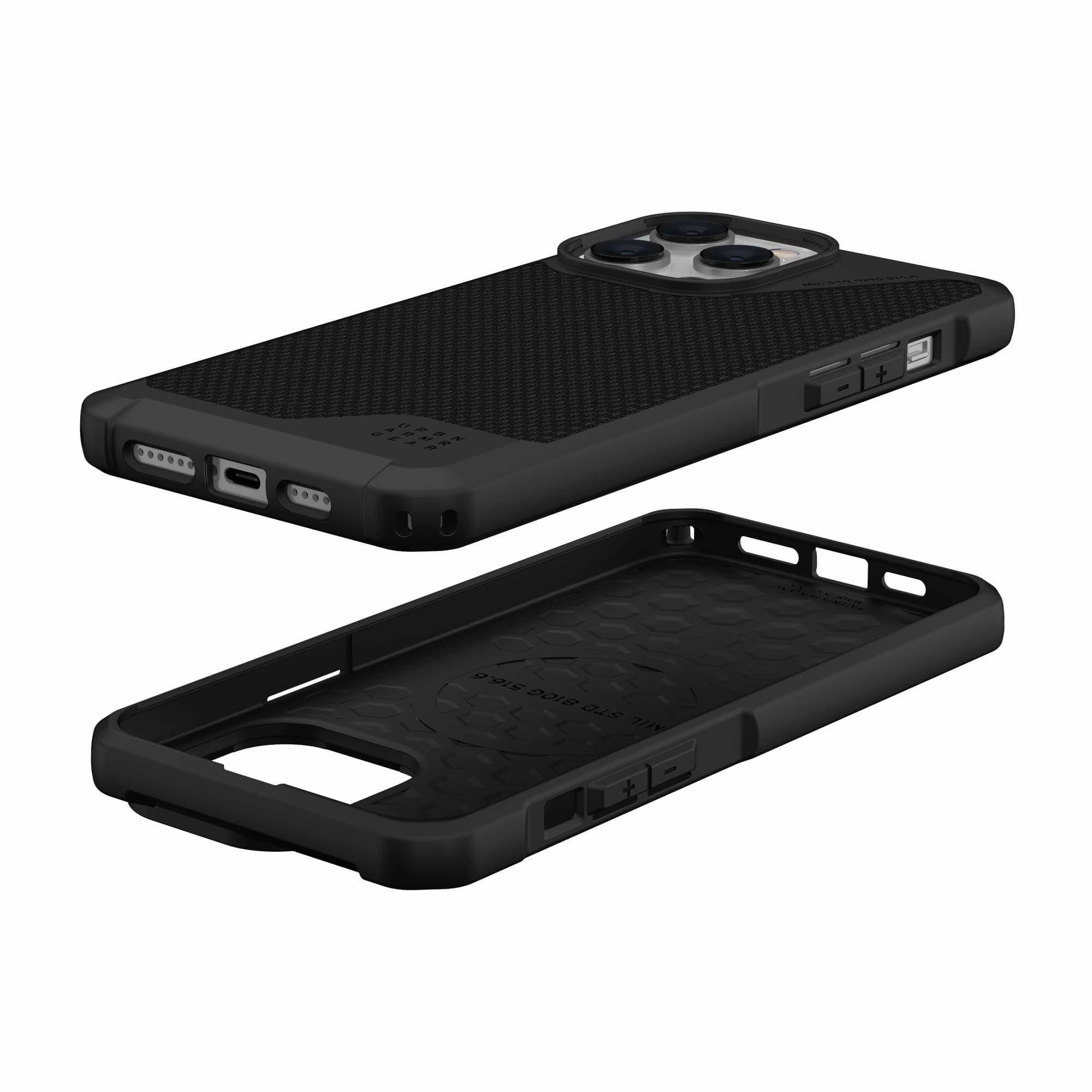 Чохол накладка для телефону UAG Metropolis LT Magsafe Apple iPhone 14 Pro Max Black - фото 9