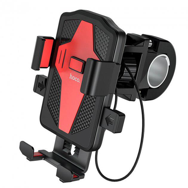 Универсальный держатель для велосипеда Hoco Flying One-touch CA73 Black/Red (3370790c) - фото 7