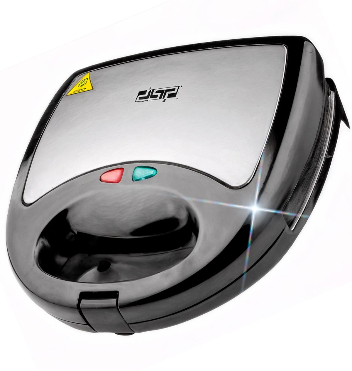 Вафельниця електрична DSP мультимейкер для віденських бельгійських вафель/бутербродниця з антипригарним покриттям/сендвічниця 750W (533291439)