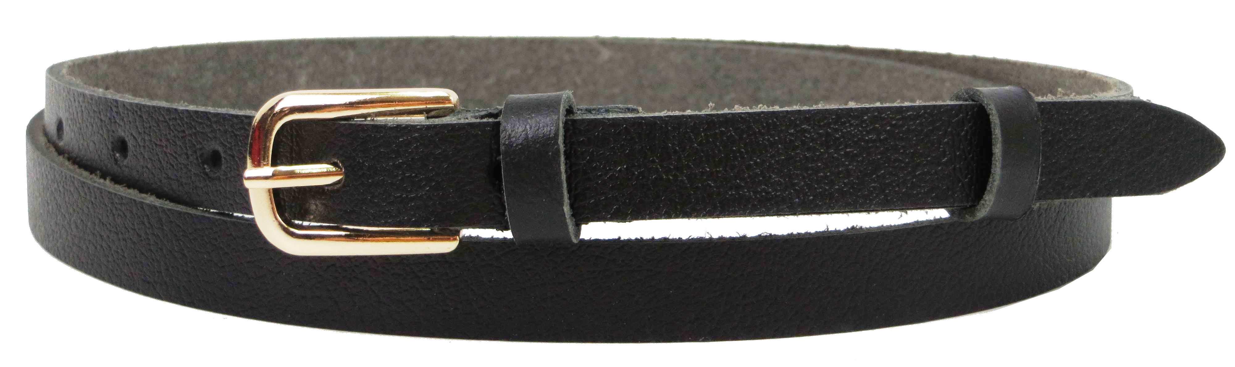 Ремінь жіночий Skipper шкіряний Чорний (1363-15)