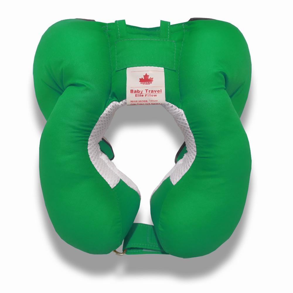 Подушка детская защитная для автокресла/коляски Ontario Baby Travel Elite Pillow Зеленый (ART-0000664)