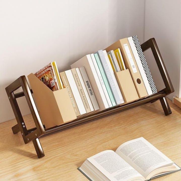 Полка книжная настольная из дерева Рикадо Капучино (КПА-035209)