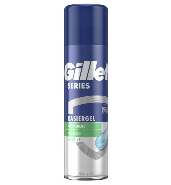 Гель для гоління GILLETTE Series Sensitive Aloe Vera 200 мл (17924)