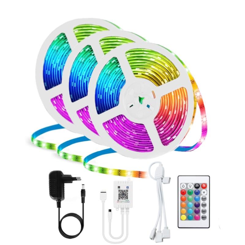 Светодиодная LED лента Lem Berger 450LED RGB 15 м с пультом с управления (3309814)