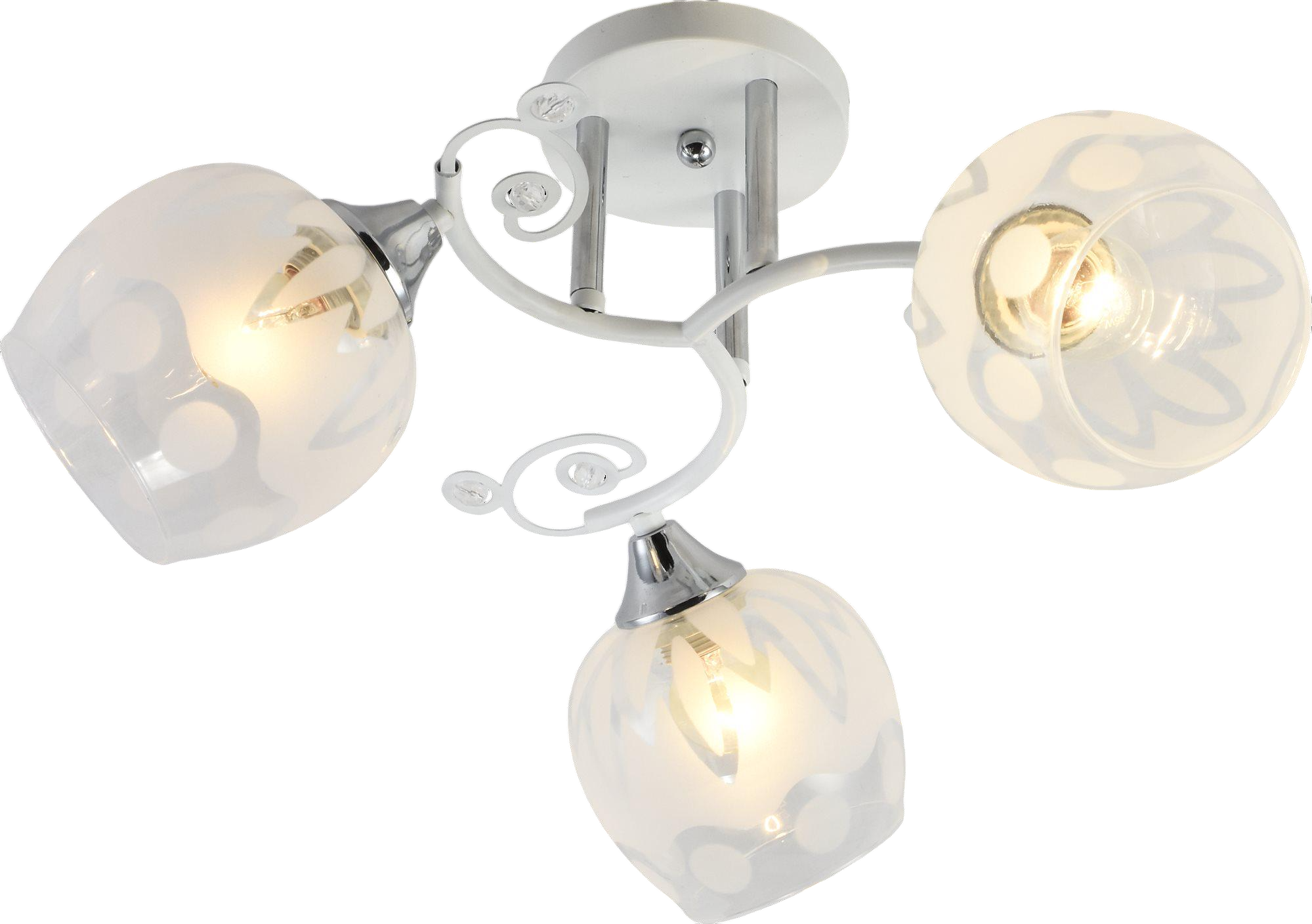 Люстра декоративная Interees IS XA1435B-3 WH+CR