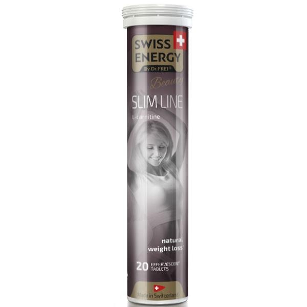 Карнитин Swiss Energy SLIM LINE L-Carnitine 20 шипучих табл. (000026759)