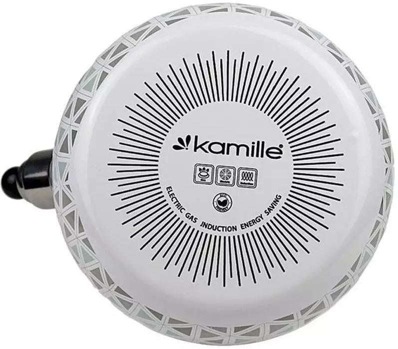 Чайник эмалированный Kamille Геометрия со свистком 2,5 л - фото 4 Чайник эмалированный Kamille Геометрия со свистком 2,5 л - фото 4