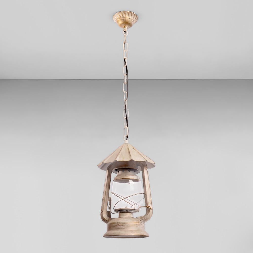 Светильник уличный подвесной Light House KX-18865/W WG E27 820х230 мм Белый/Золотой