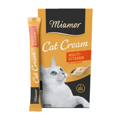 Ласощі для котів Miamor Cat Snack Multi-Vitamin Cream 6 х 15 г (22393999)