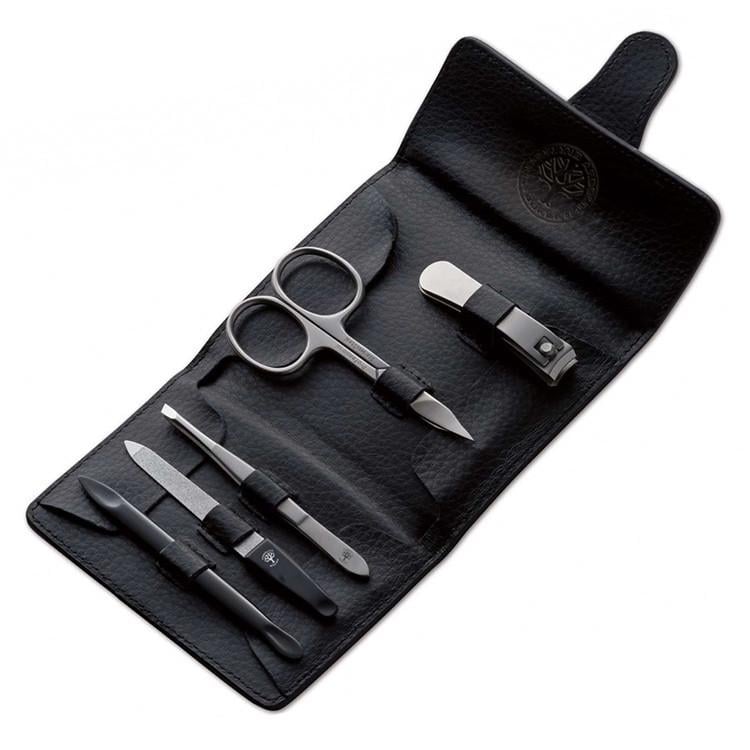 Набор маникюрный в чехле Boker Classic 5в1 Silver (04BO606) (e23ab70f)