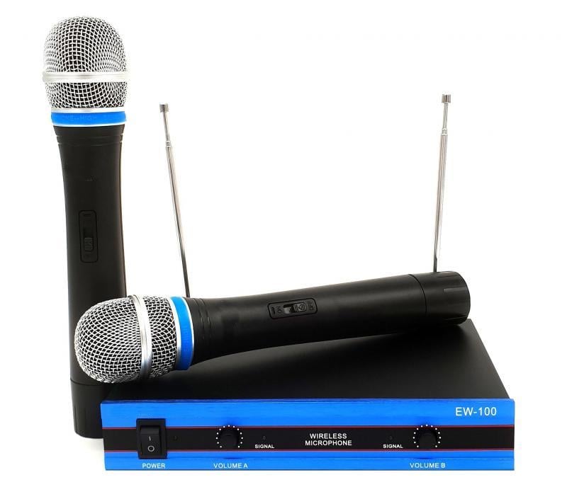 Радіосистема EW-100 Vocal System безпровідні мікрофони sm58 beta 58a 2 шт. (11362470)