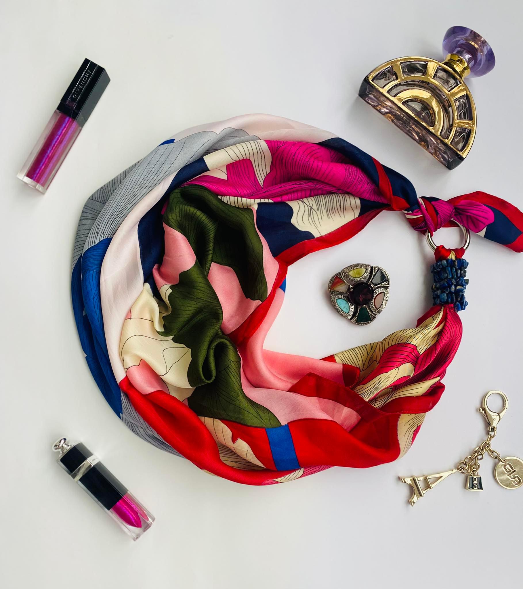 Платок дизайнерский My Scarf Королевский сад (x-033)