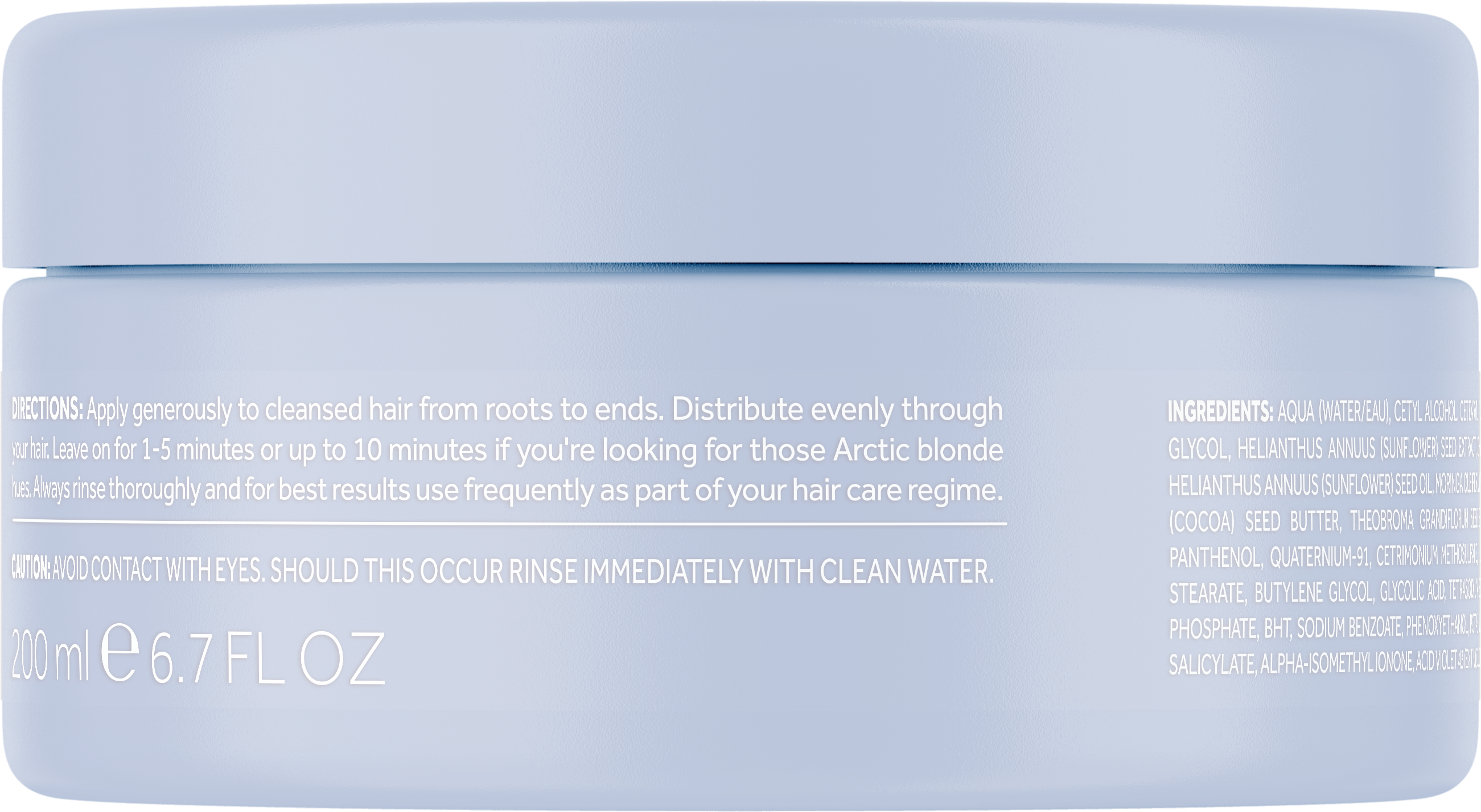 Маска для волосся з синім пігментом Bleach Blondes Ice White Toning Treatment Mask 200 мл (LS5593) - фото 2