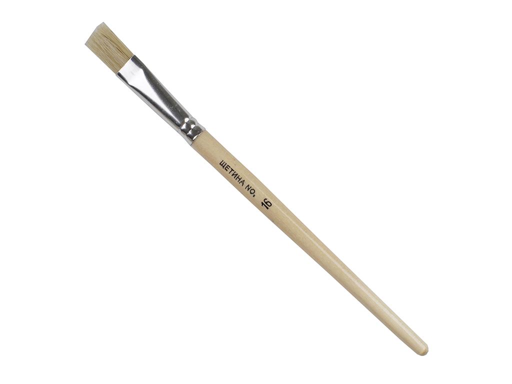 Кисть Stenson ST01668 №16 деревянная ручка 10 шт. (11605428)