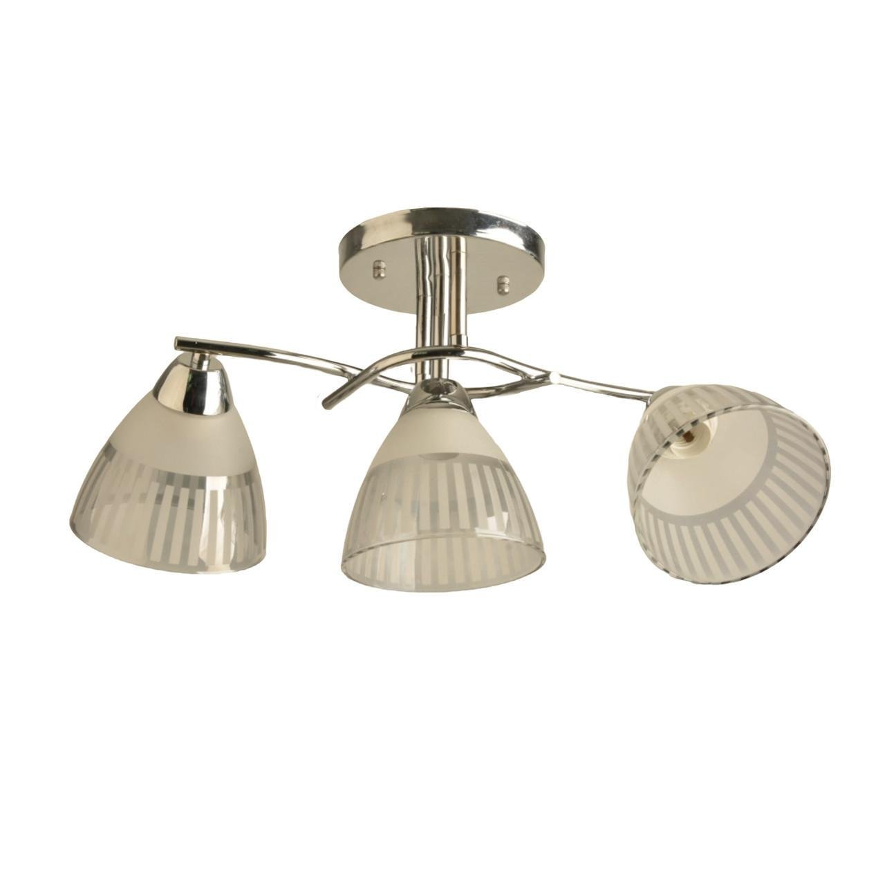 Люстра потолочная на 3 плафона Sirius Л 8145/3 Хром